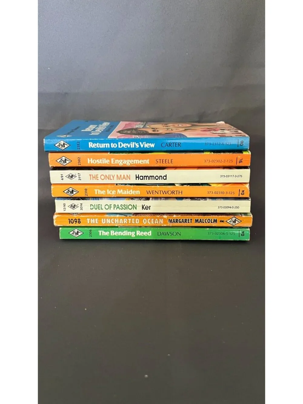 Vintage Harlequin Romance Paperback Lot Of 7 Books - Classic Love Stories By Var